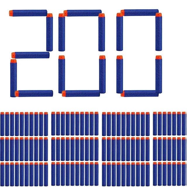 image-Soft Hollow Head Refill Darts for Nerf Blasters - Perfect Xmas Gift for Kids