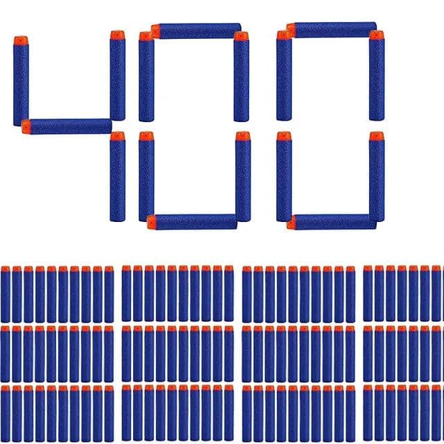 image-Soft Hollow Head Refill Darts for Nerf Blasters - Perfect Xmas Gift for Kids