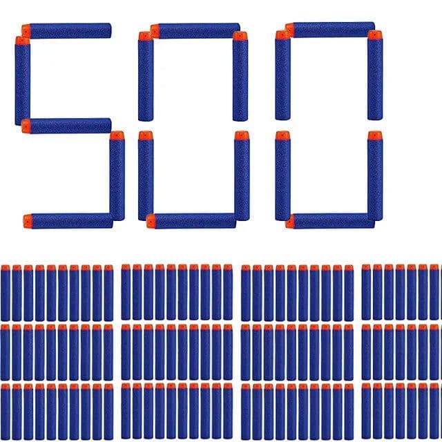 image-Soft Hollow Head Refill Darts for Nerf Blasters - Perfect Xmas Gift for Kids