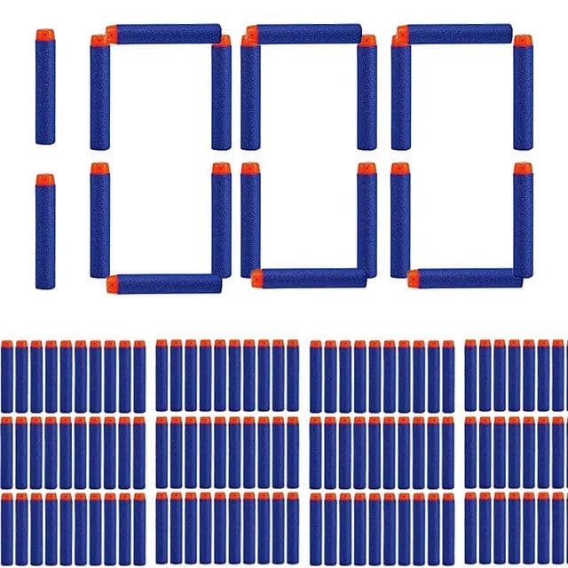 image-Soft Hollow Head Refill Darts for Nerf Blasters - Perfect Xmas Gift for Kids
