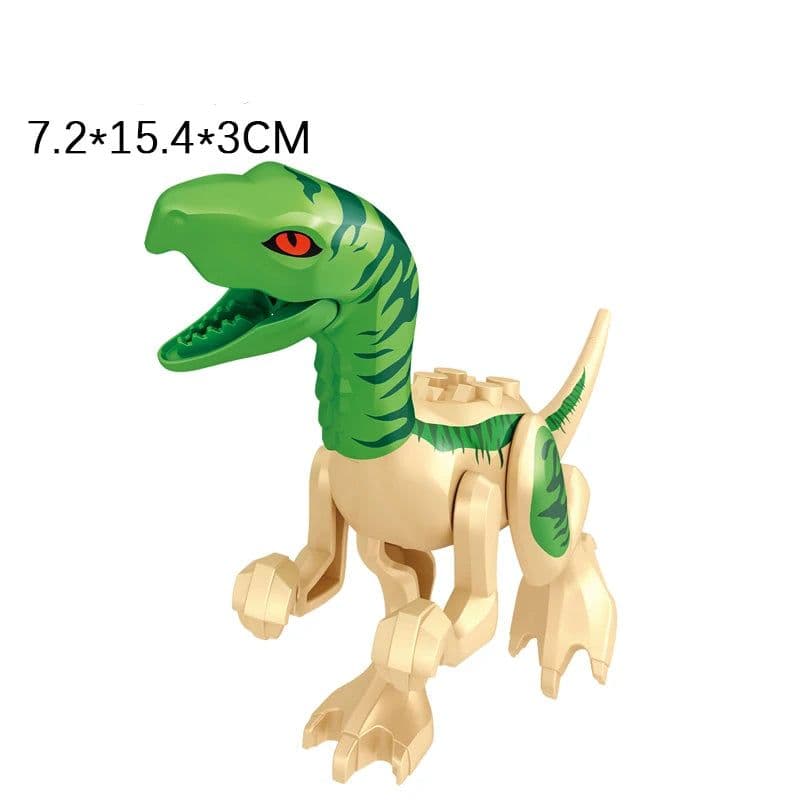 image-Kailybei Jurassic Dinosaur Building Blocks Indominus Rex Action Figure Toy