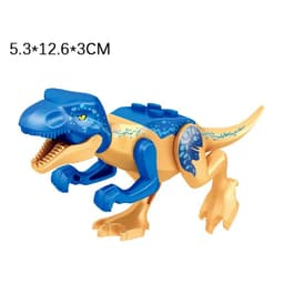 image-Kailybei Jurassic Dinosaur Building Blocks Indominus Rex Action Figure Toy