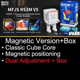 image-RS3M V5 Magnetic Puzzle Cube - Lightweight Design for Smooth Play