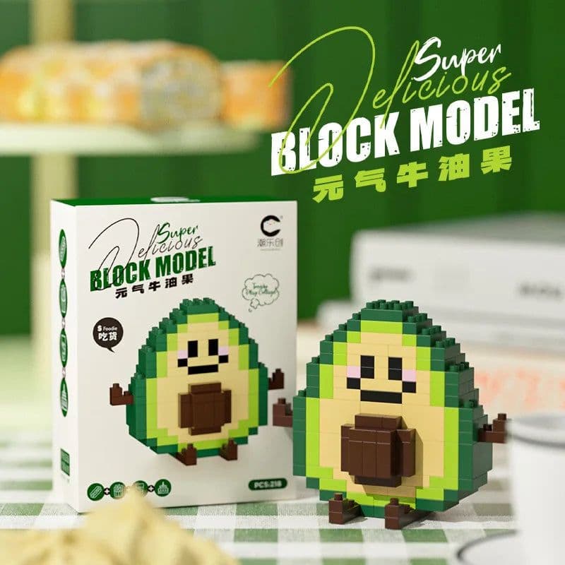 image-Happy Food Building Blocks - Vibrant Educational Toys for Creative Play
