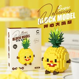 image-Happy Food Building Blocks - Vibrant Educational Toys for Creative Play