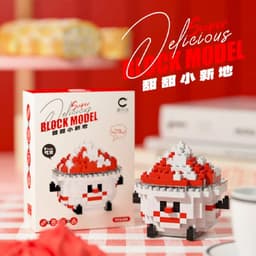 image-Happy Food Building Blocks - Vibrant Educational Toys for Creative Play