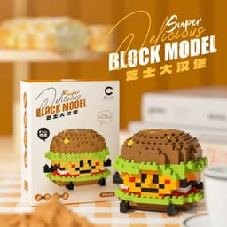 image-Happy Food Building Blocks - Vibrant Educational Toys for Creative Play