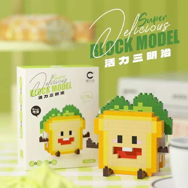 image-Happy Food Building Blocks - Vibrant Educational Toys for Creative Play