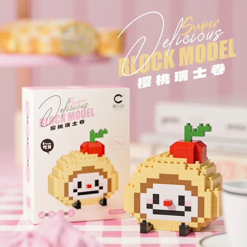 image-Happy Food Building Blocks - Vibrant Educational Toys for Creative Play