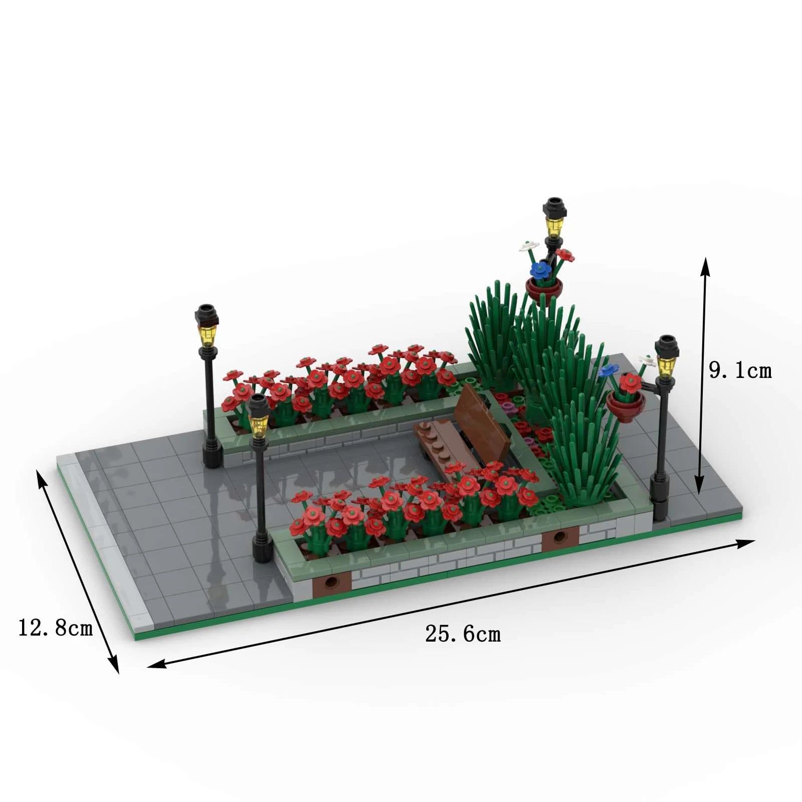 image-MOC Urban Road Scene Building Blocks for Creative Kids Construction Play