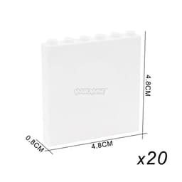 image-MARUMINE 20PCS 1x6x5 Window Glass Panel for Fantasy Building Blocks
