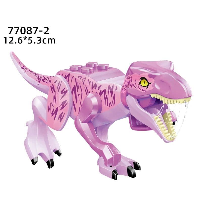 image-Kailybei Jurassic Dinosaur Building Blocks Indominus Rex Action Figure Toy