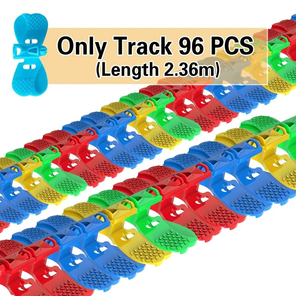 image-TONERJU Dinosaur Race Track Set - Endless Fun & Creative Play for Kids