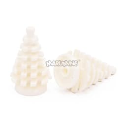 image-MARUMINE Small Spruce Tree Building Block Accessories Pack of 10