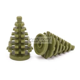 image-MARUMINE Small Spruce Tree Building Block Accessories Pack of 10