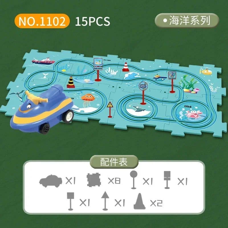 image-Electric Tram 3D Puzzle - Build & Create Fun City Scene for Ages 14+