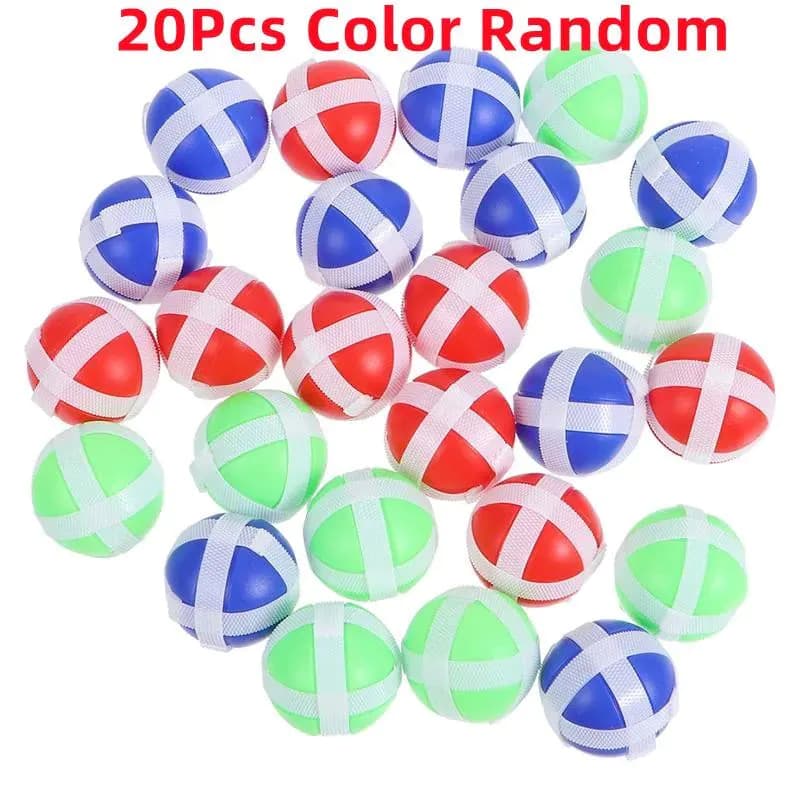 image-MEADE 20 PCS Sticky Target Balls - Fun Outdoor Toy for Active Play