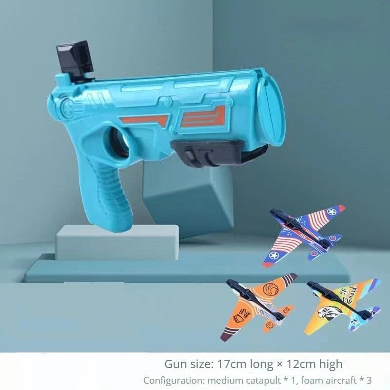 image-SONGYI Ejection Plane Toy - Battery-Free Fun for Outdoor Play