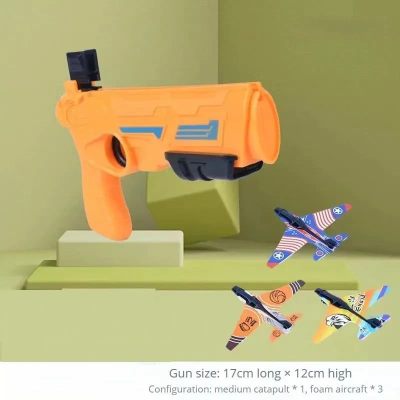 image-SONGYI Ejection Plane Toy - Battery-Free Fun for Outdoor Play
