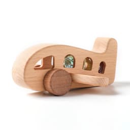 image-Baby Carrier Beech Wood Dinosaur Car Teether - Educational Toy for Children