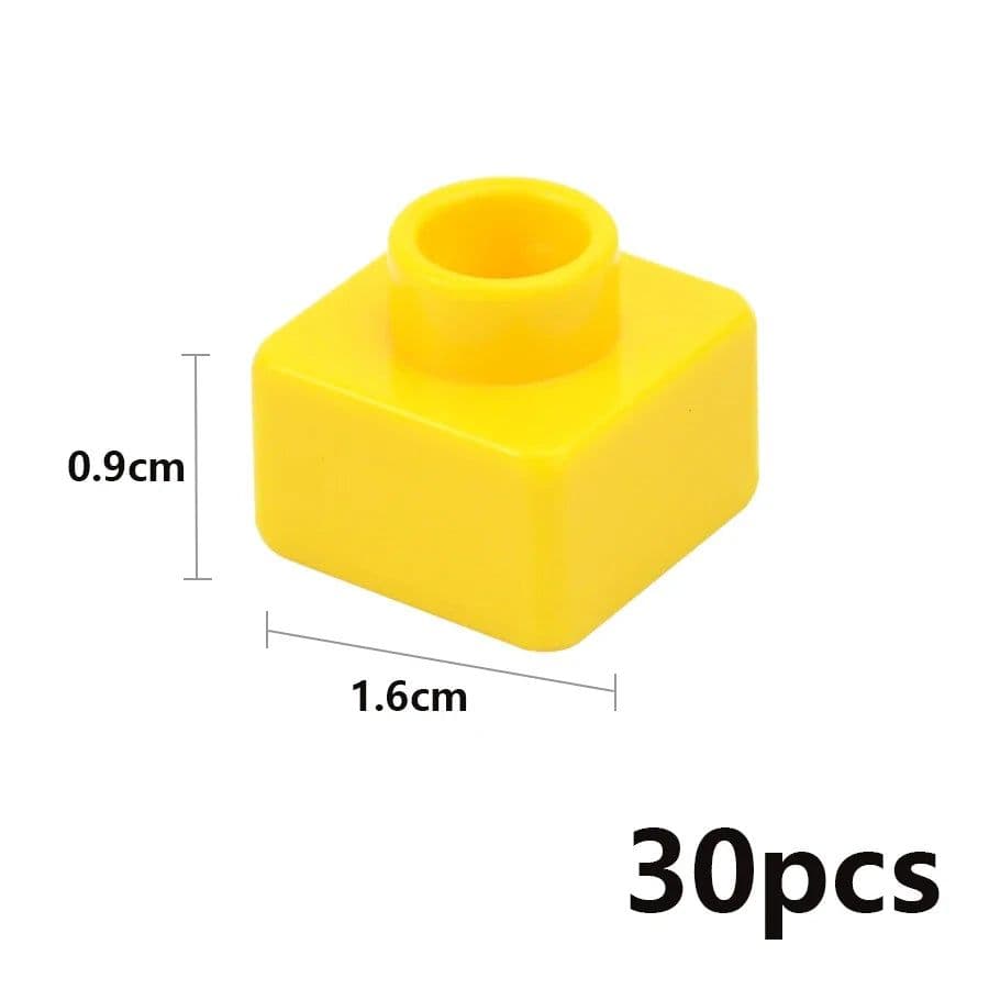 image-DUOP 30Pcs Big Size Thin Building Blocks for Creative DIY Construction