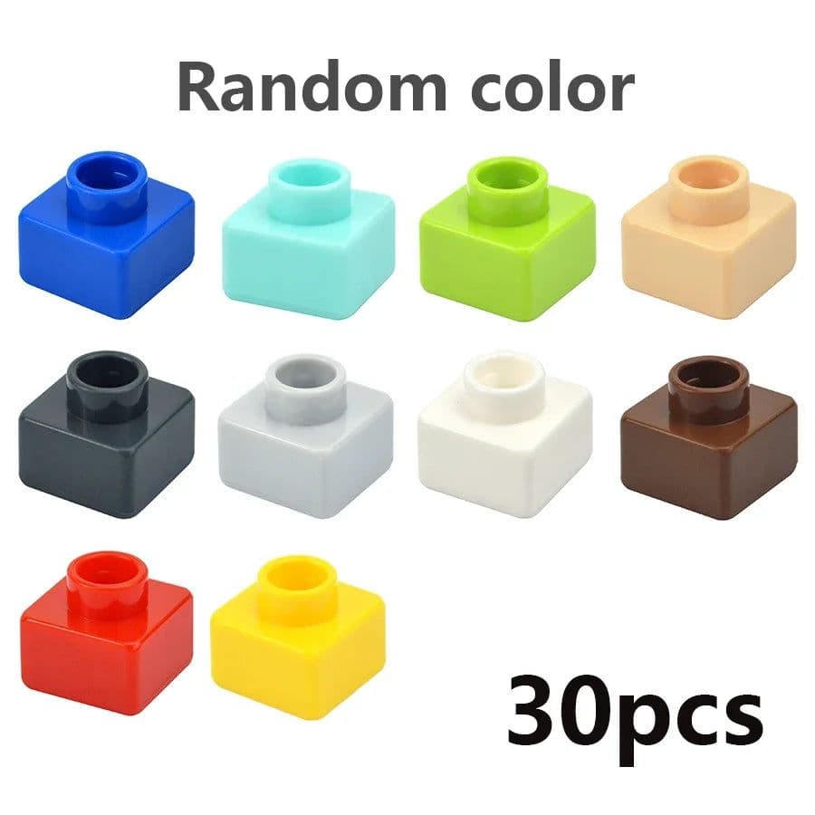 image-DUOP 30Pcs Big Size Thin Building Blocks for Creative DIY Construction