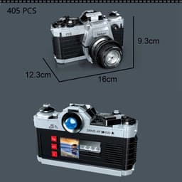 image-XiZAi 3D Mini Block Digital SLR Camera Creative Building Toy for Kids