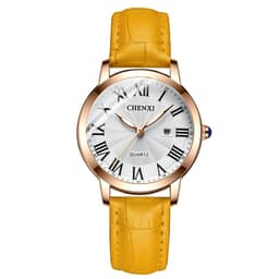 image-CHENXI Quartz Watch - Stylish Leather Band for Everyday Use