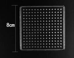 image-Yantjouet Transparent Pegboard for 5mm Hama Beads - DIY Pixel Art Tool