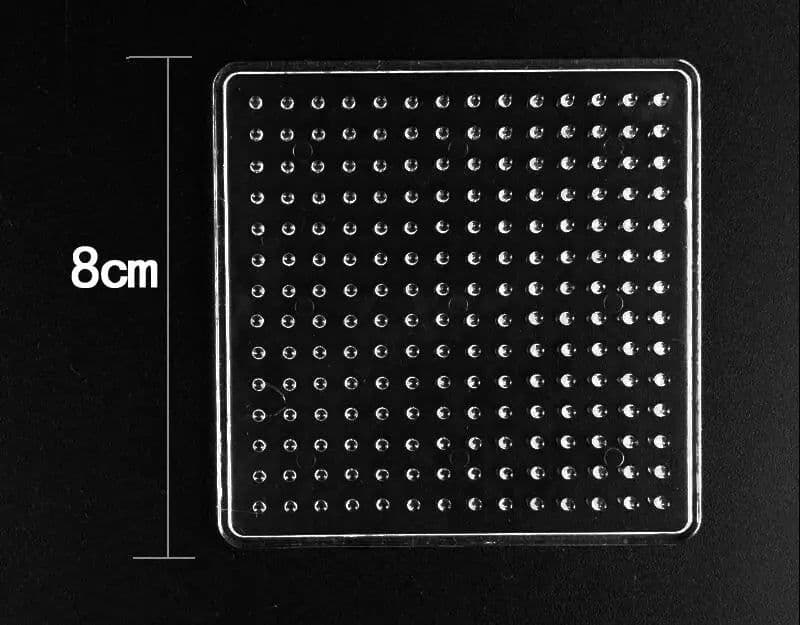 image-Yantjouet Transparent Pegboard for 5mm Hama Beads - DIY Pixel Art Tool