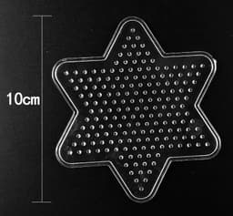 image-Yantjouet Transparent Pegboard for 5mm Hama Beads - DIY Pixel Art Tool