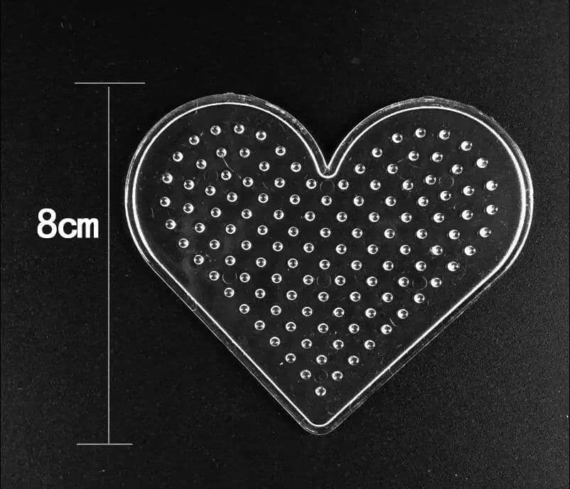 image-Yantjouet Transparent Pegboard for 5mm Hama Beads - DIY Pixel Art Tool