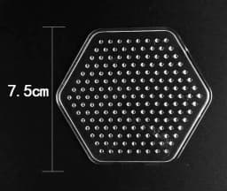 image-Yantjouet Transparent Pegboard for 5mm Hama Beads - DIY Pixel Art Tool