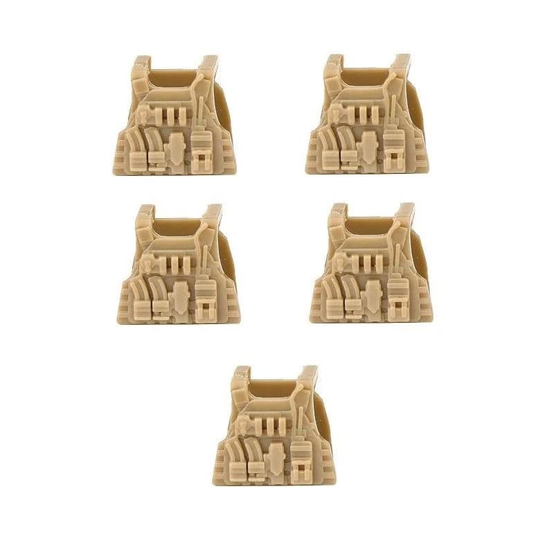 image-Riot Police Helmet Building Blocks - Educational DIY Toy for Ages 14+