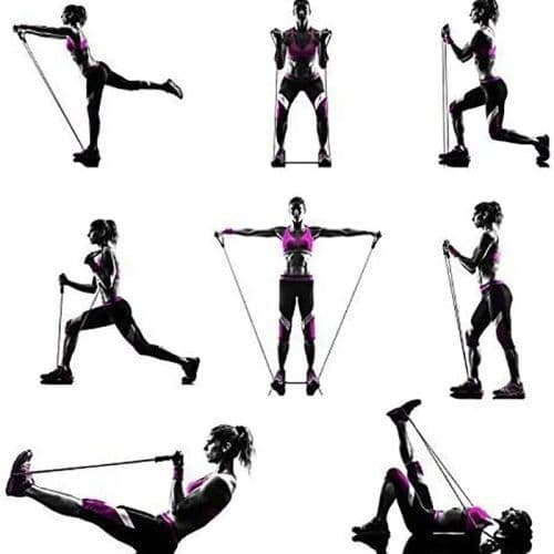 image-Durable Resistance Bands with Handles for Strength Training at Home