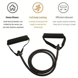 image-Durable Resistance Bands with Handles for Strength Training at Home