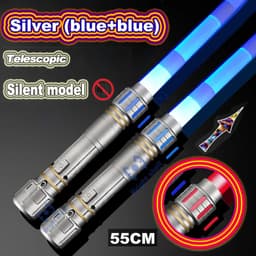 image-Bright Shell Retractable Laser Sword - Fun Light for Cosplay & Play
