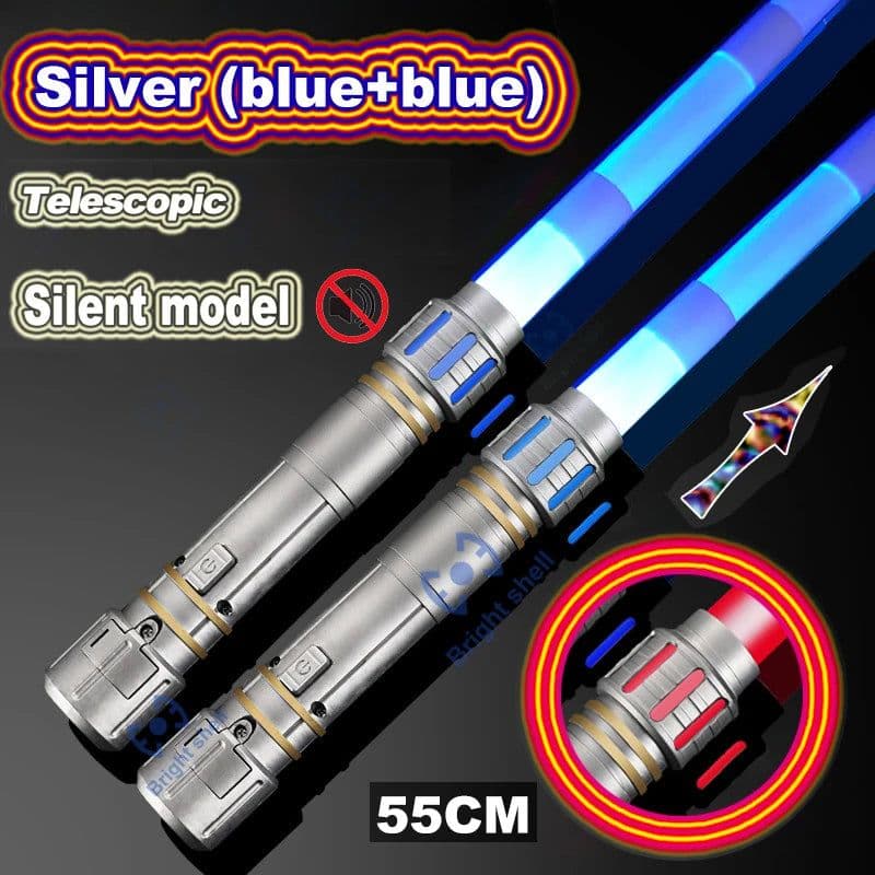 image-Bright Shell Retractable Laser Sword - Fun Light for Cosplay & Play
