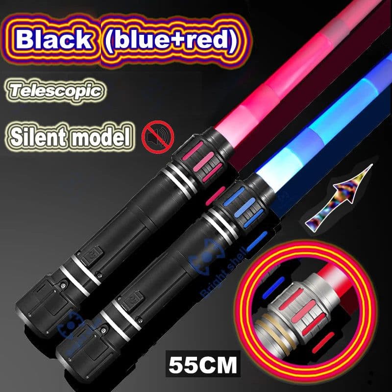 image-Bright Shell Retractable Laser Sword - Fun Light for Cosplay & Play