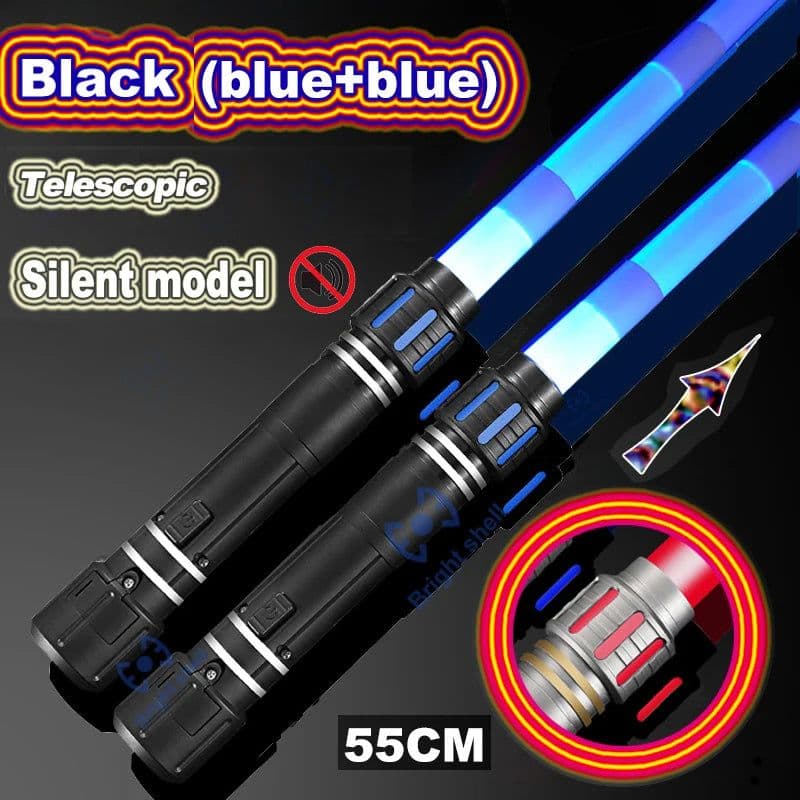 image-Bright Shell Retractable Laser Sword - Fun Light for Cosplay & Play