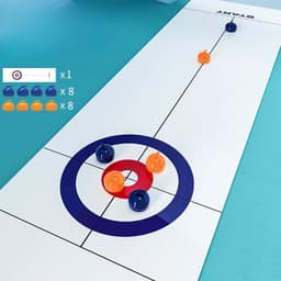 image-MYGVN Interactive Tabletop Shuffleboard Game - Fun for Family & Friends