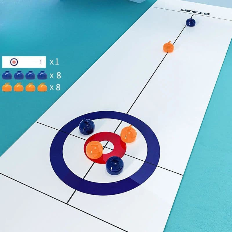 image-MYGVN Interactive Tabletop Shuffleboard Game - Fun for Family & Friends