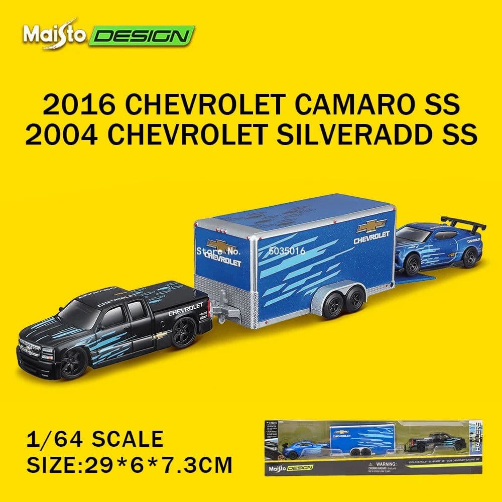 image-Maisto Design Tow & Go - Die-Cast Model - Fun 1:64 Toy Vehicle