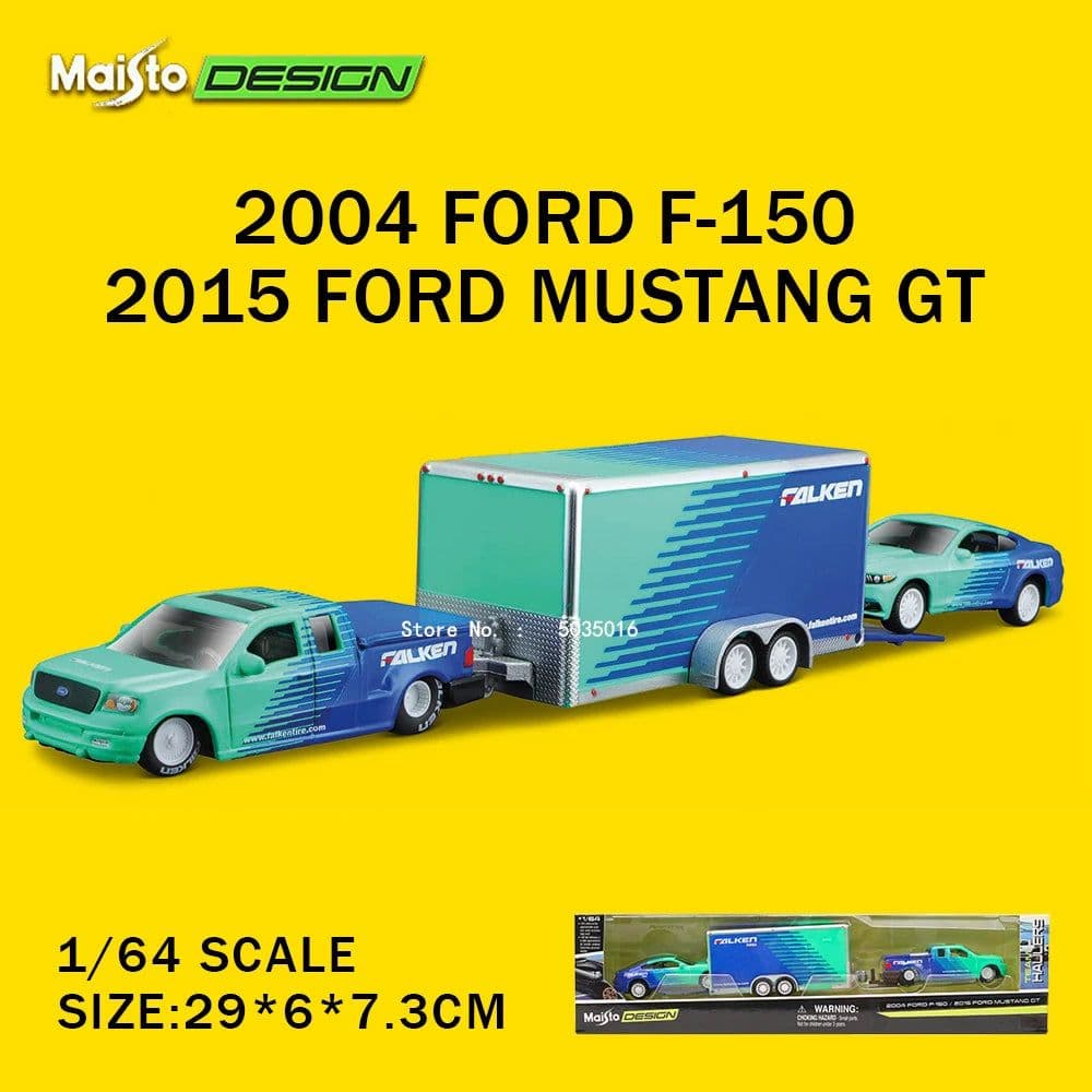 image-Maisto Design Tow & Go - Die-Cast Model - Fun 1:64 Toy Vehicle