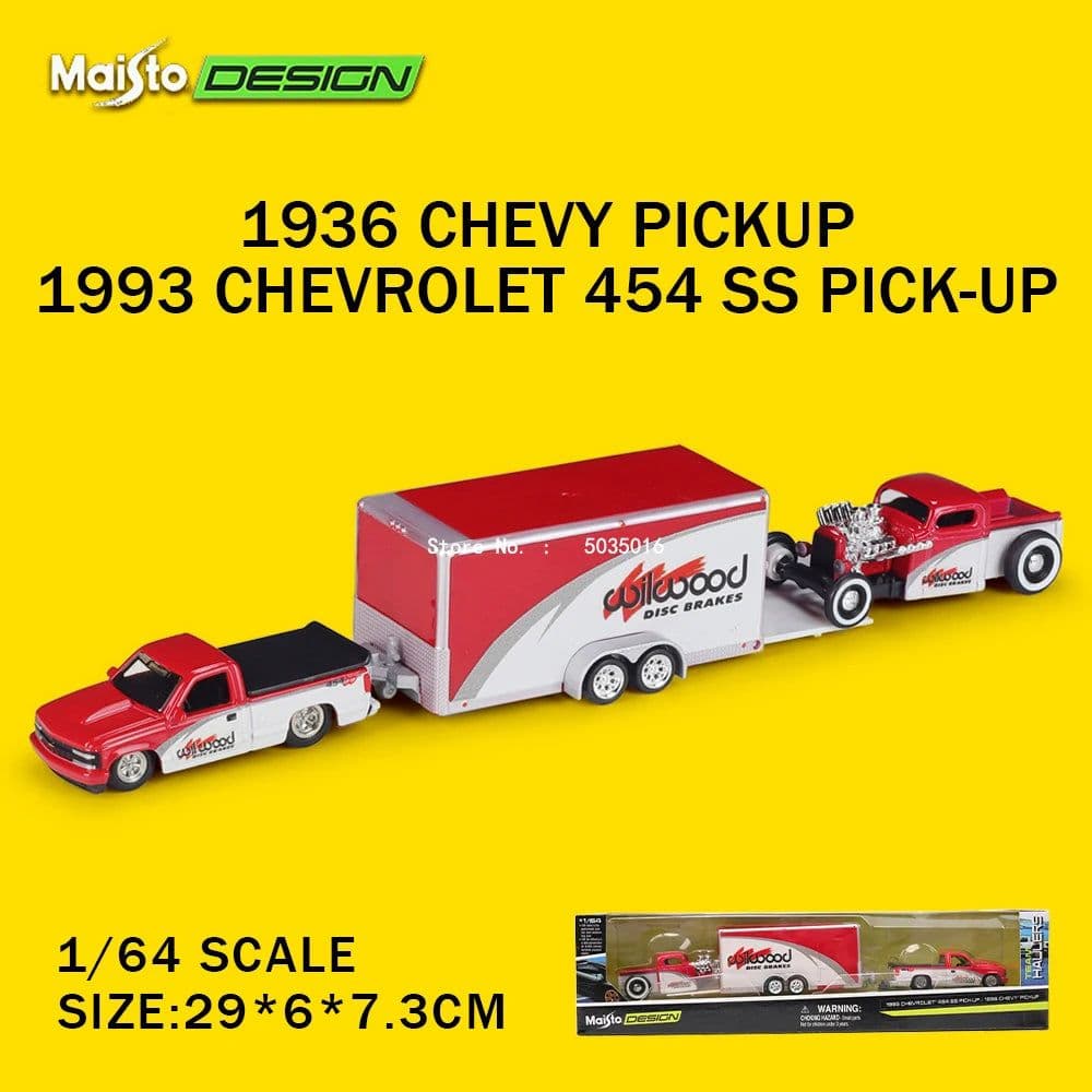 image-Maisto Design Tow & Go - Die-Cast Model - Fun 1:64 Toy Vehicle