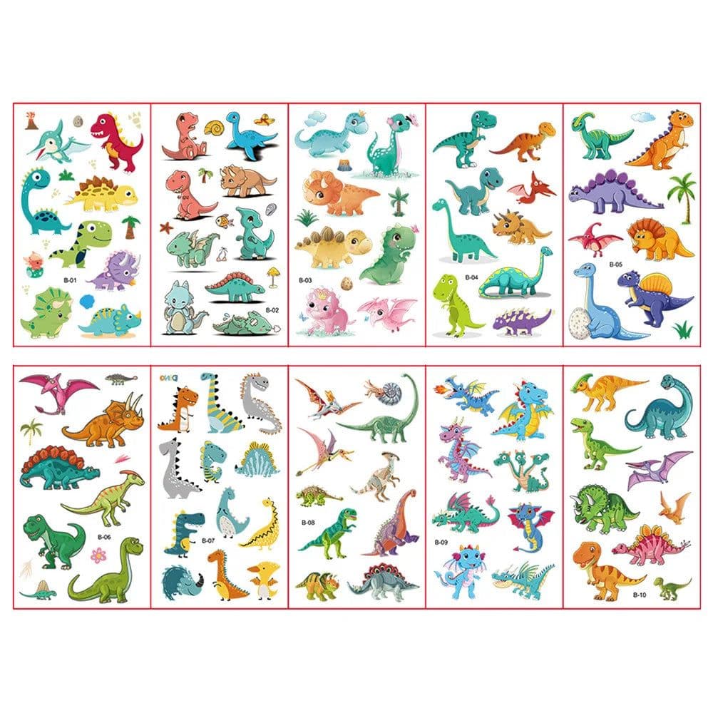 image-Monssjay Children's Tattoo Stickers - Fun Designs for Creative Play