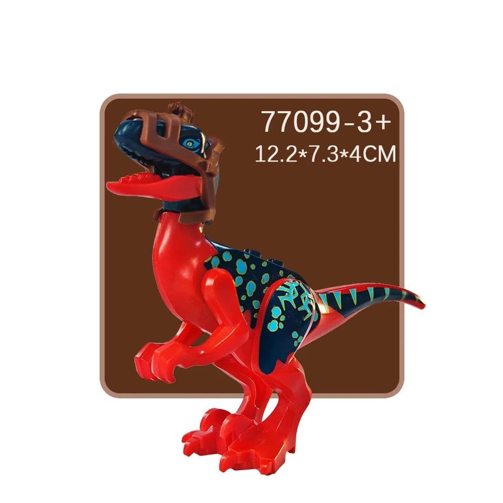 image-Kailybei Jurassic Dinosaur Building Blocks Indominus Rex Action Figure Toy