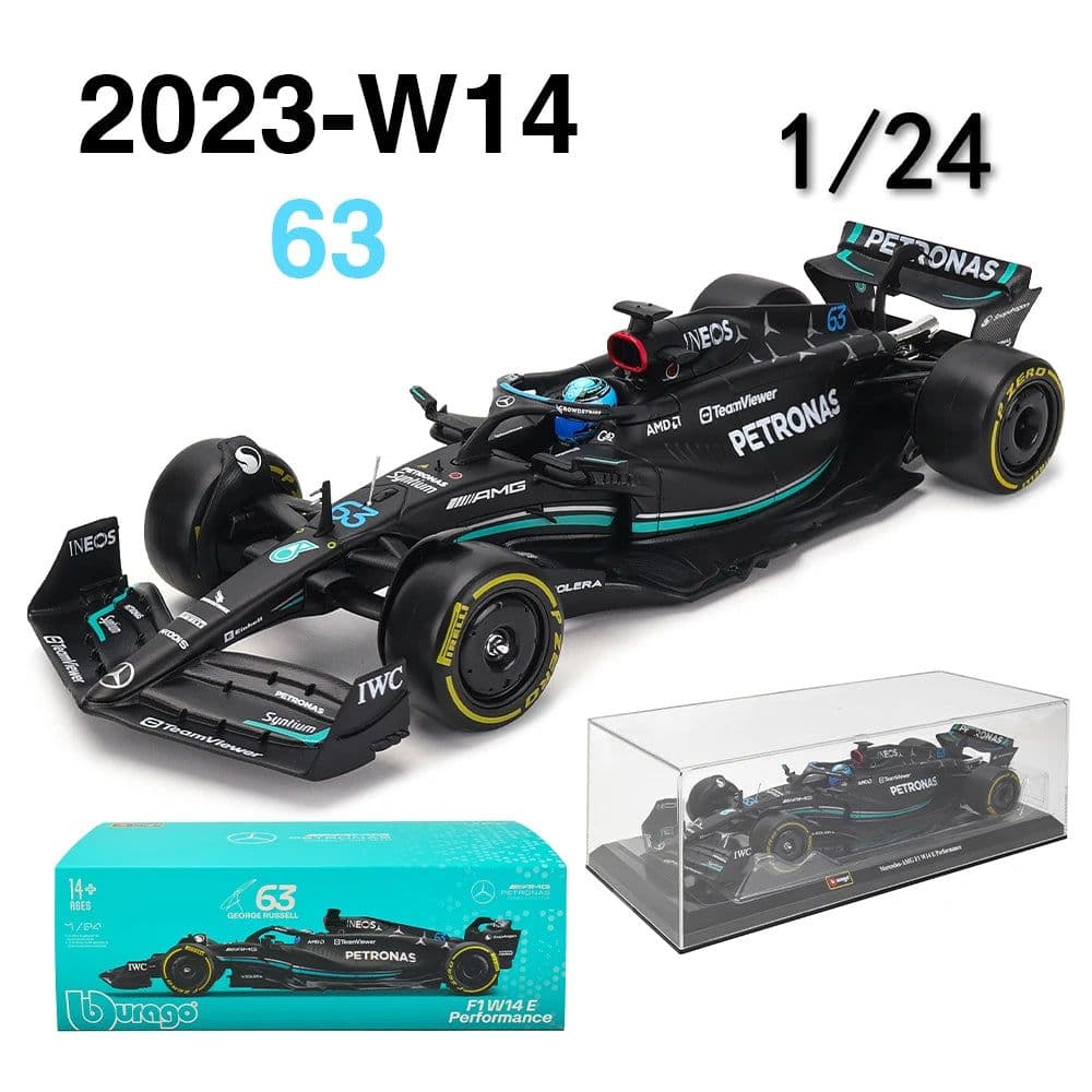 image-Bburago 1:24 Red Bull F1 Model Car - High Quality Diecast Collectible