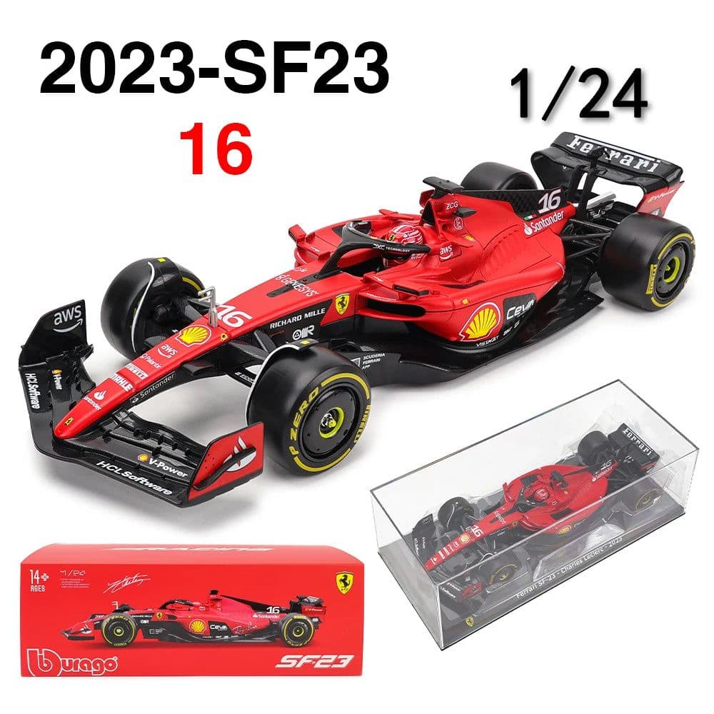 image-Bburago 1:24 Red Bull F1 Model Car - High Quality Diecast Collectible