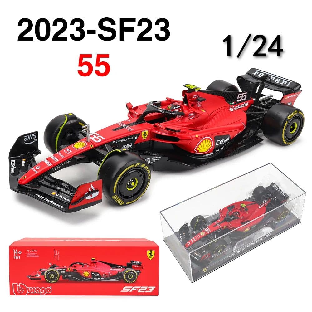 image-Bburago 1:24 Red Bull F1 Model Car - High Quality Diecast Collectible
